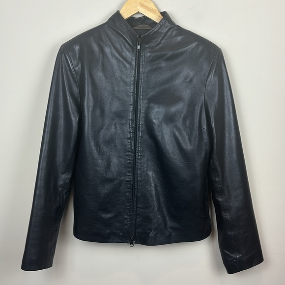 Brandon Thomas || Black Leather (SOFT) Jacket; Size Large - Picture 1 of 10